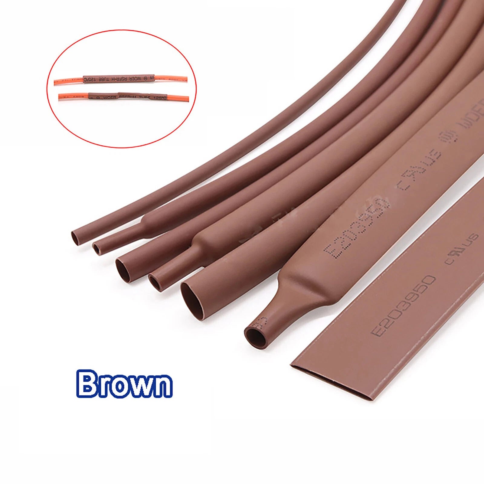 Heat Shrink Tube 2:1 Ratio – Multi-Color & Multi-Size Electrical Cable Sleeving
