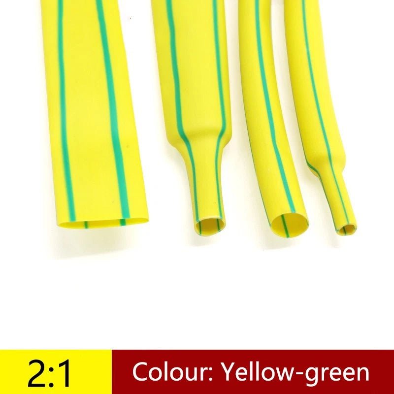 Heat Shrink Tubing 2:1 — Electrical Wire Sleeving, 5 Colors, Ø 1mm–50mm - HomeDIYer