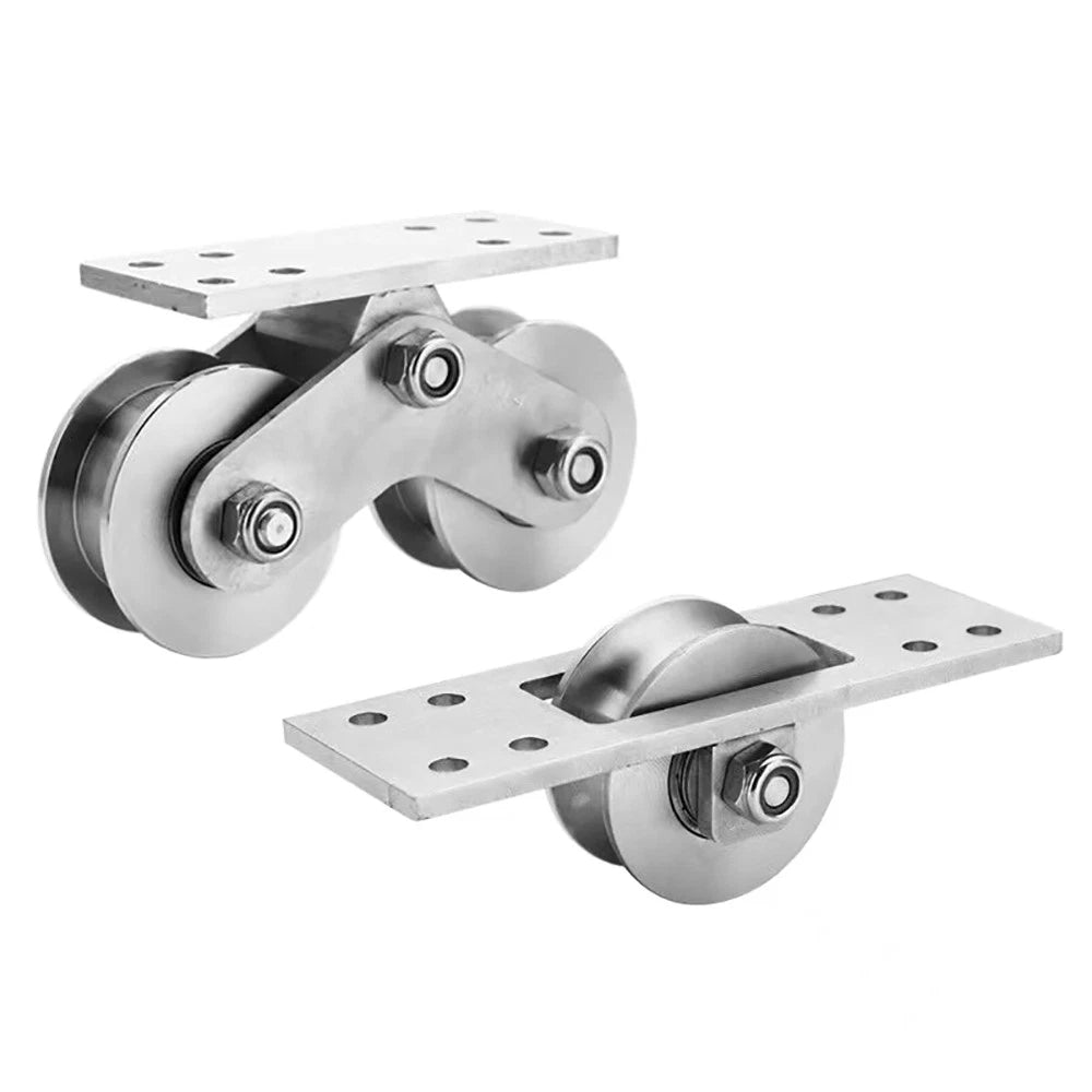 Stainless Steel Pulley UVH Groove Sliding Door Roller Runner Wheel Track Pulley