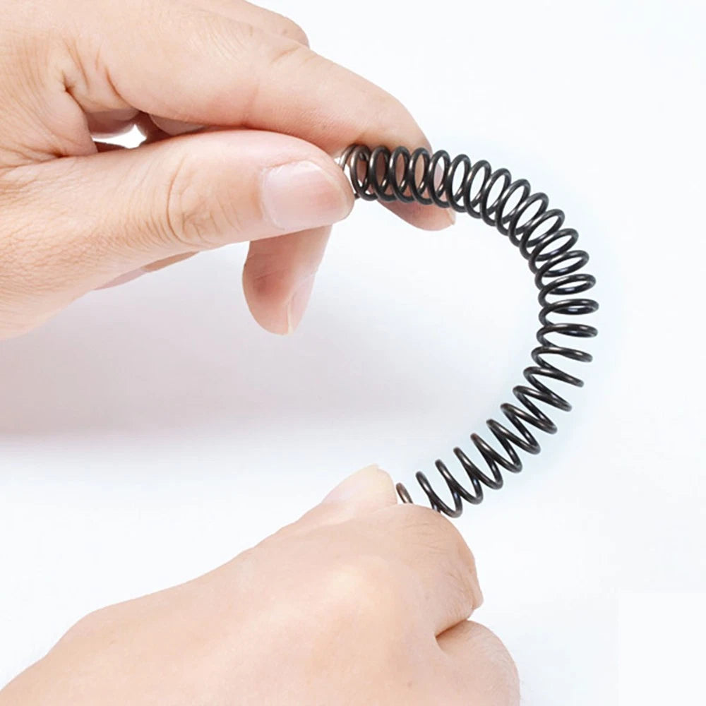 Spring Steel Compression Spring, 0.3-4.5mm Wire Dia, 300mm Length, Spiral Spring