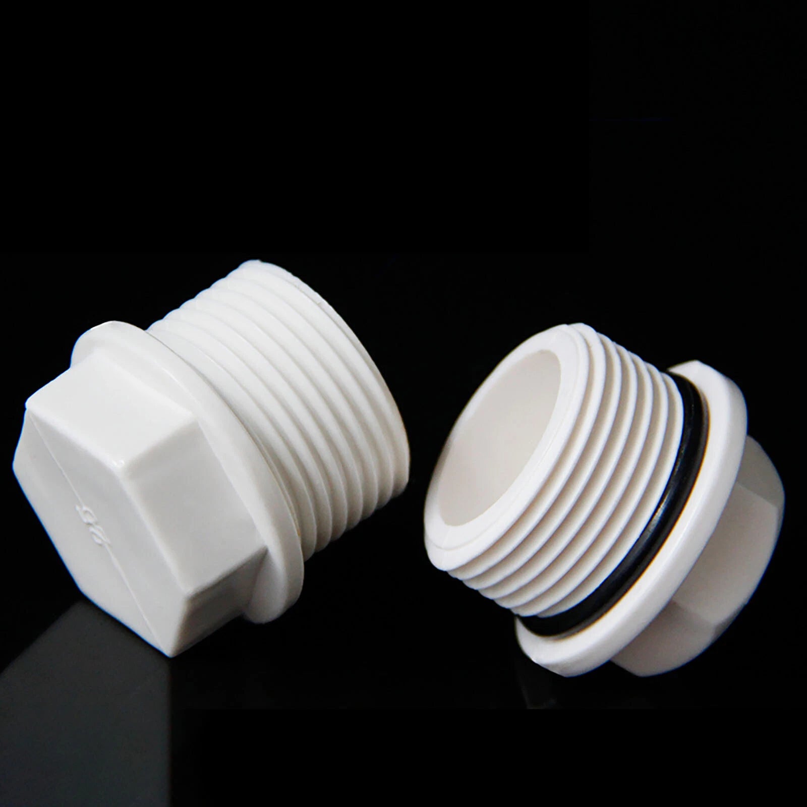 PVC Water Supply Pipe BSP Threaded Fittings Adapter Joint 1 2"- 4" BSP- 4Color