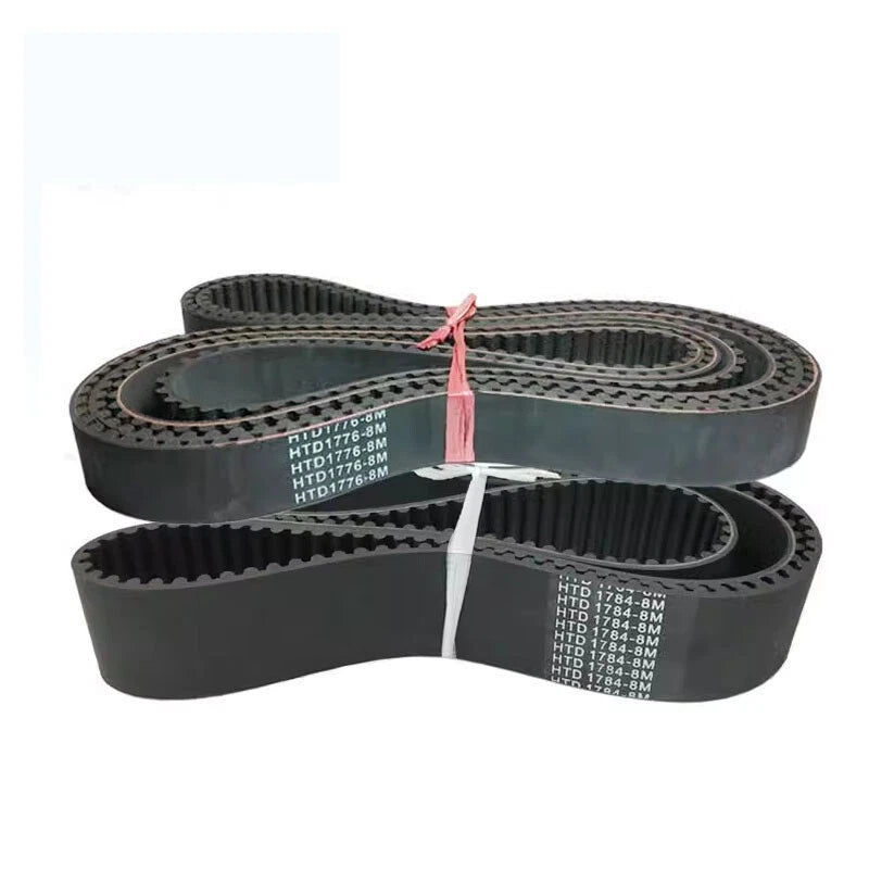 HTD 8M Timing Belt — 8mm Pitch, 20/25/30/40mm Width, 288–1000mm