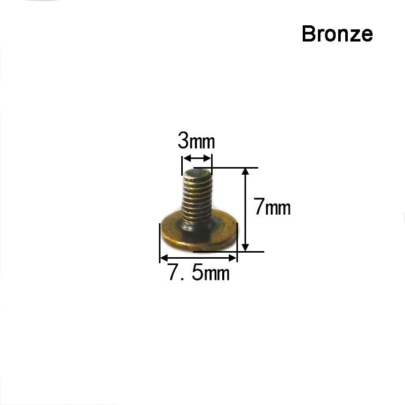 Rivets Base Buckle Iron Screws Leather Craft Grommets DIY Decorative 4/7/9/12mm