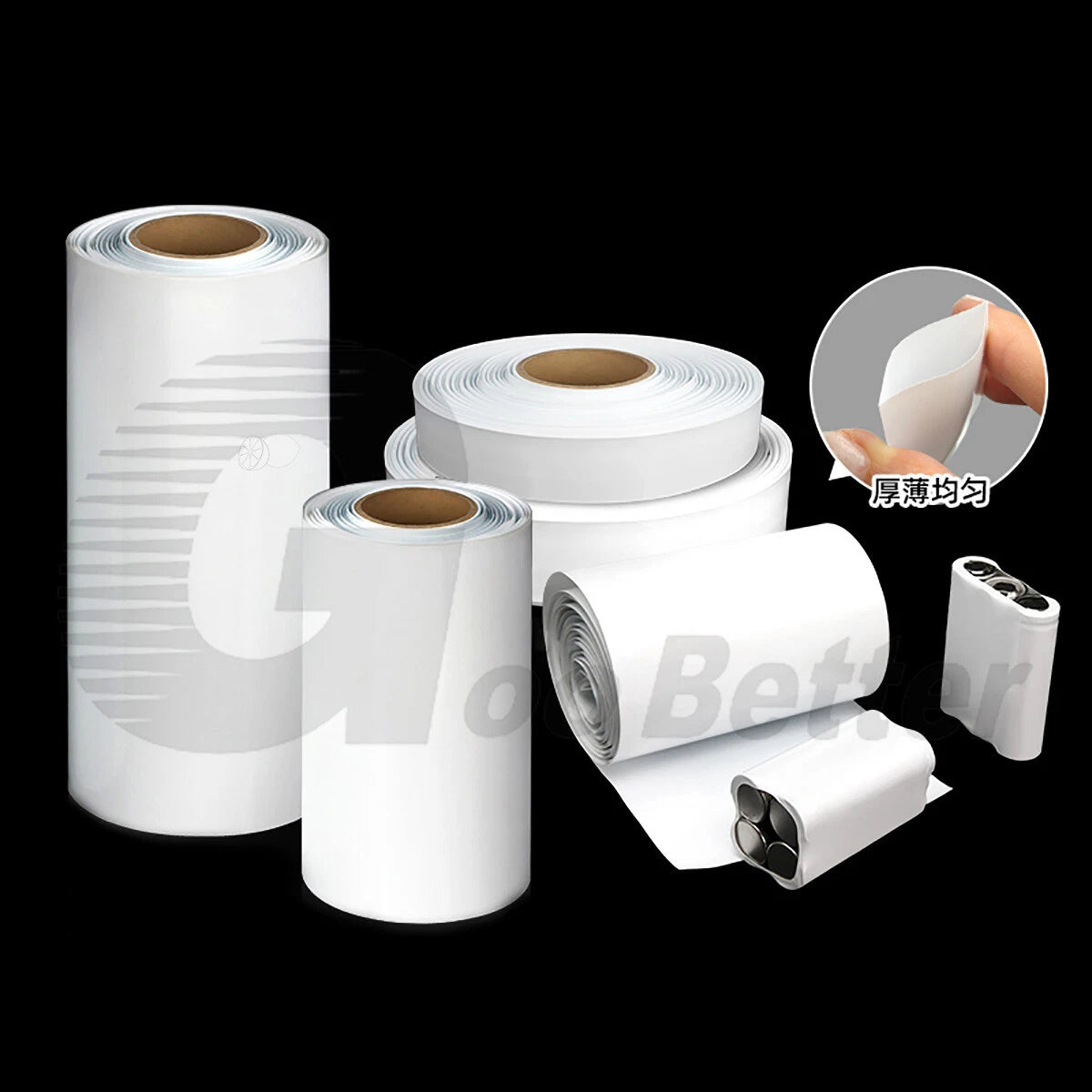 PVC Heat Shrink Tubing for RC Battery Packs — LiPo, NiMH, NiCd | 103–500mm | Multi-Color