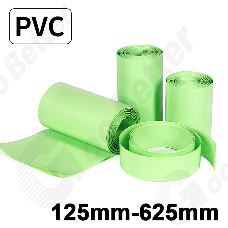 PVC Heat Shrink Tubing 125–625mm | Large Diameter Shrinkable Film Insulation Sleeve