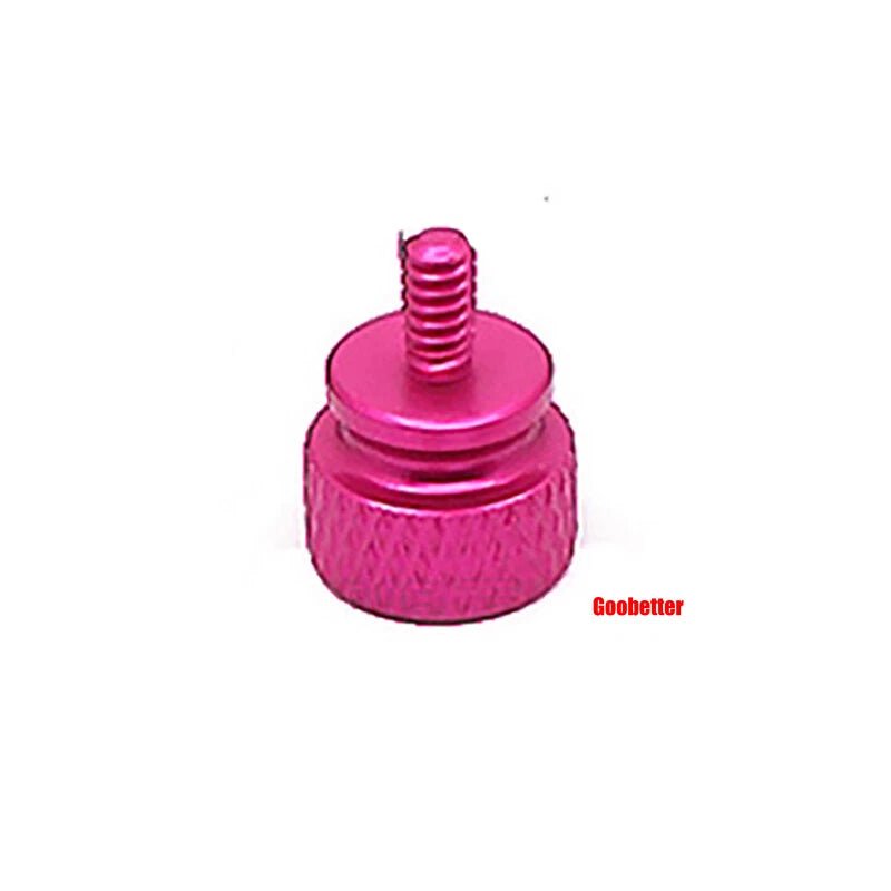 632×6 Color Knurled Thumb Screws – Aluminum Hand Grip Knob Bolts for PC Computer Case (12 Colors) - HomeDIYer