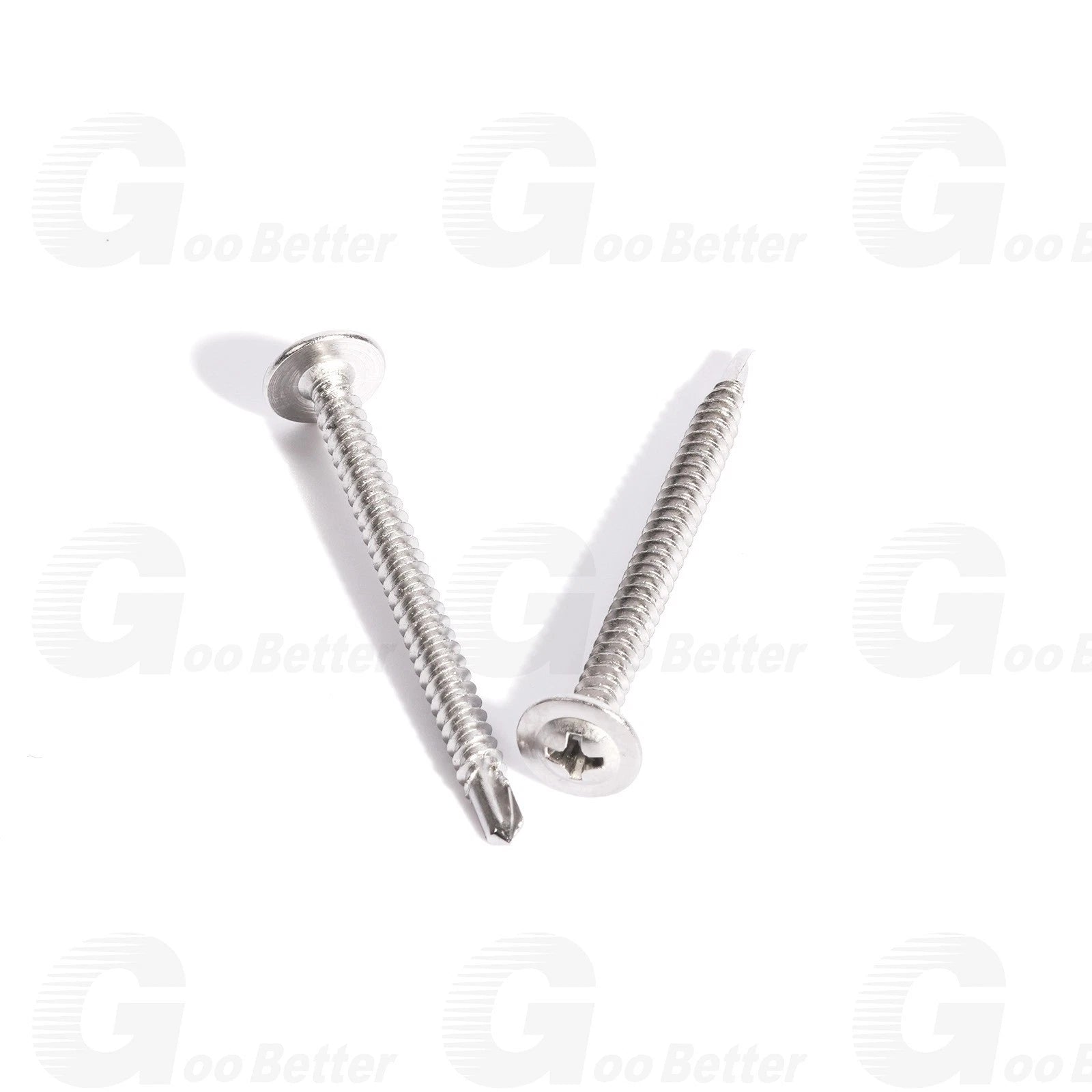 #8 Stainless Steel Wafer Head Sheet Metal Screws Assortment Kit (190pcs)