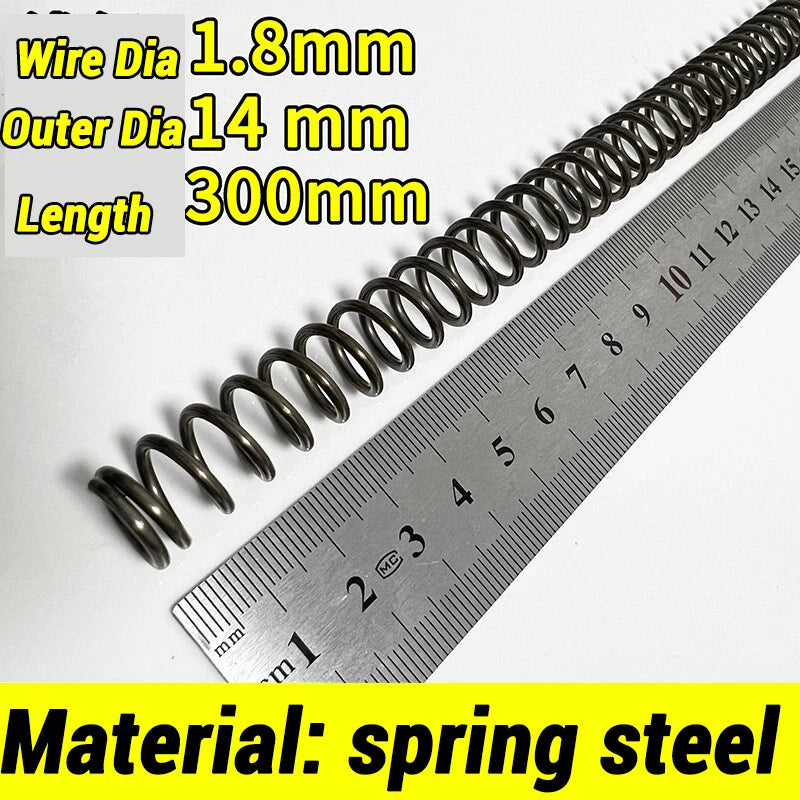Compression Spring Various Size 2-60mm Diameter & 300mm Length Pressure Small