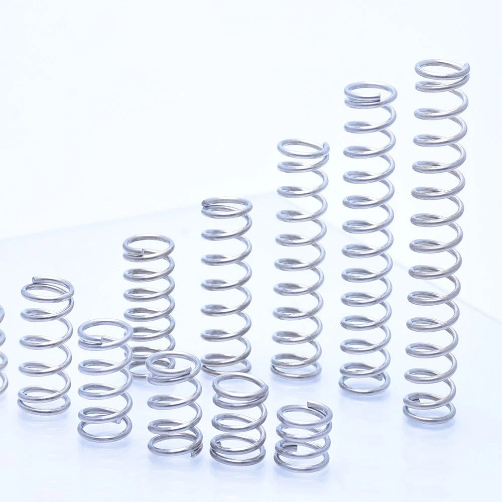 Stainless Steel Compression Spring, 1.6mm Wire, 10mm-50mm Length, Spiral Spring
