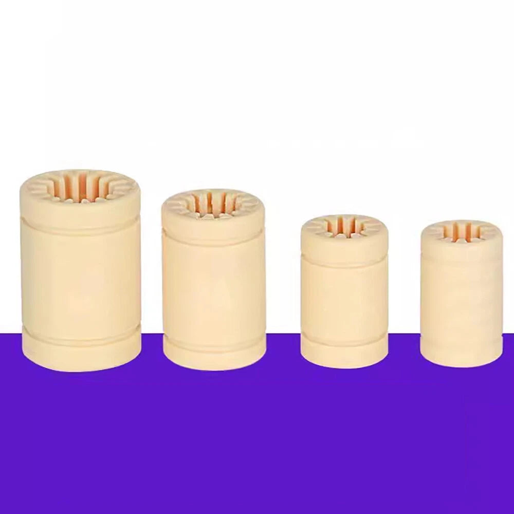 Nylon All Plastic Linear Shaft Bearings RLM-01-06 08 10 12 16 20 25 30 Low Noise