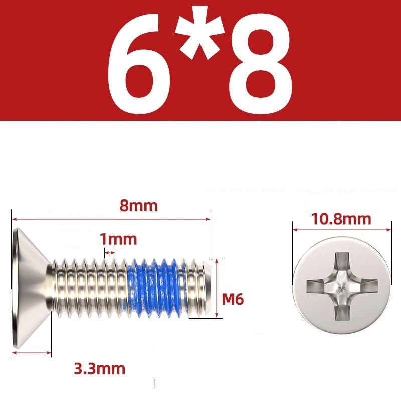 M1.2–M6 Phillips Flat Head Machine Screws | Carbon Steel | Black & Nickel Plated - HomeDIYer