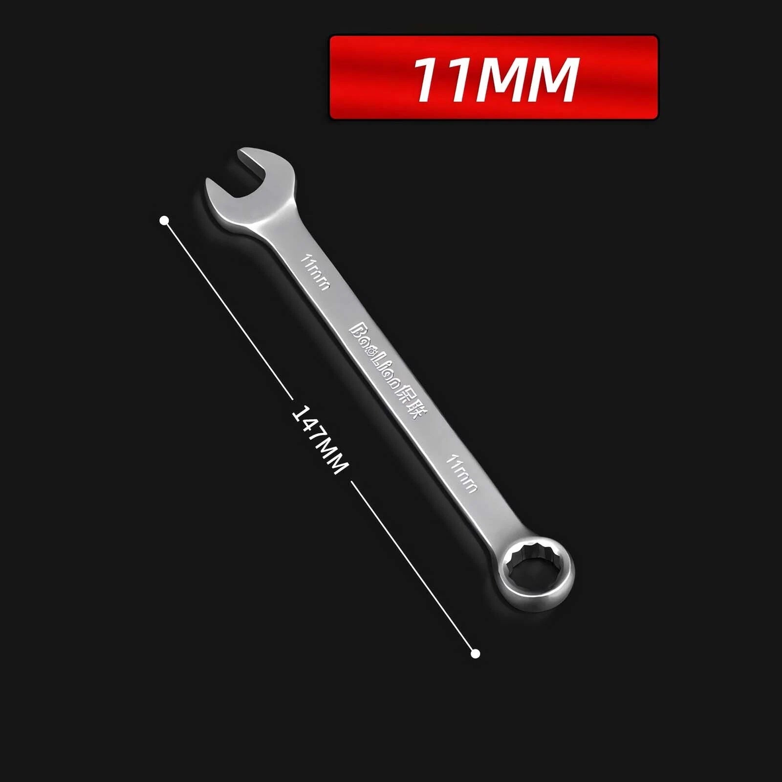 Matt Combination Wrench Set Ignition Spanner Steel Tools Metric SAE 6MM-50MM