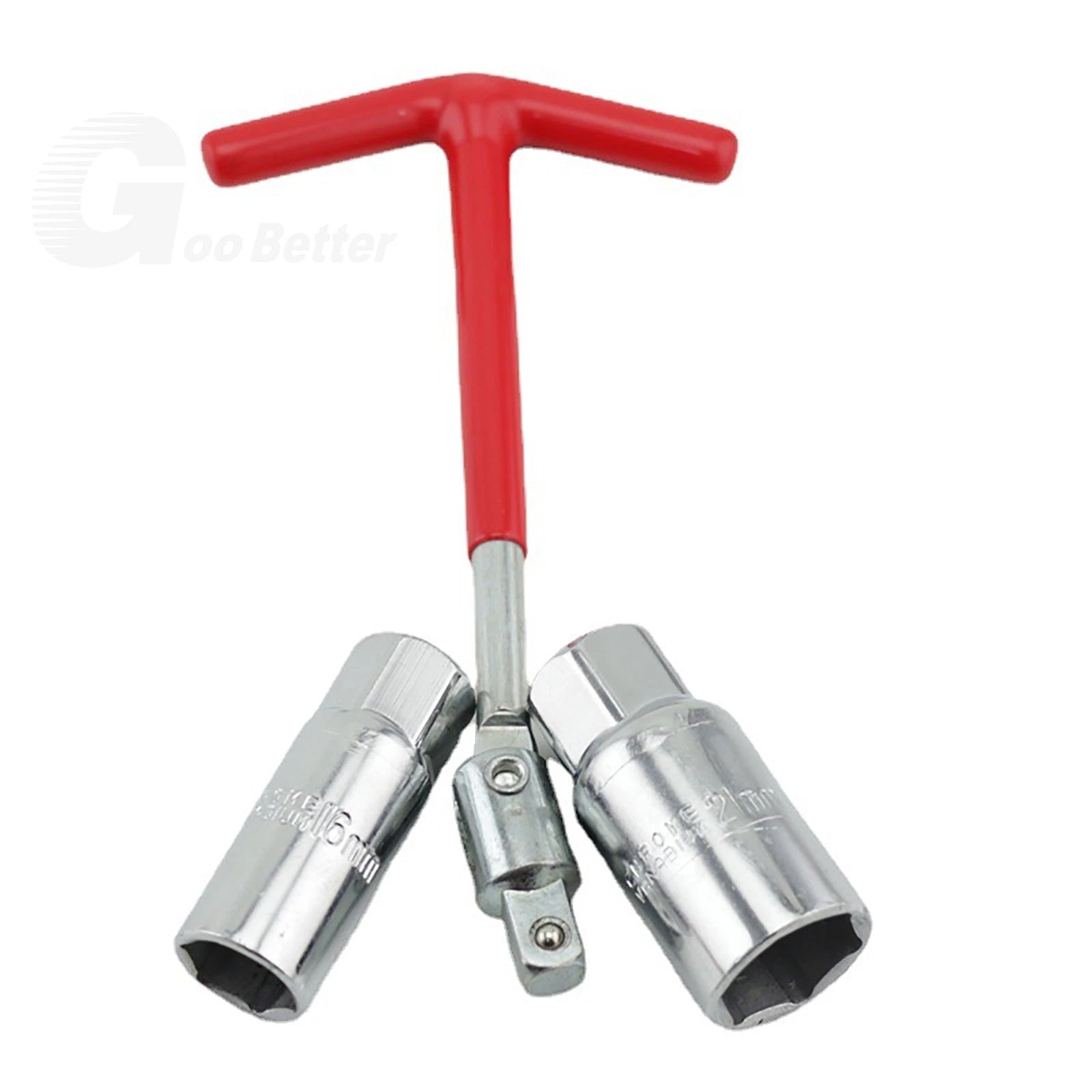 3Pc Spark Plug Socket Wrench T-Handle 5/8" & 13/16" Spark Plug Remover Installer