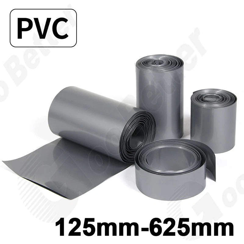 PVC Heat Shrink Tubing 125–625mm | Large Diameter Shrinkable Film Insulation Sleeve