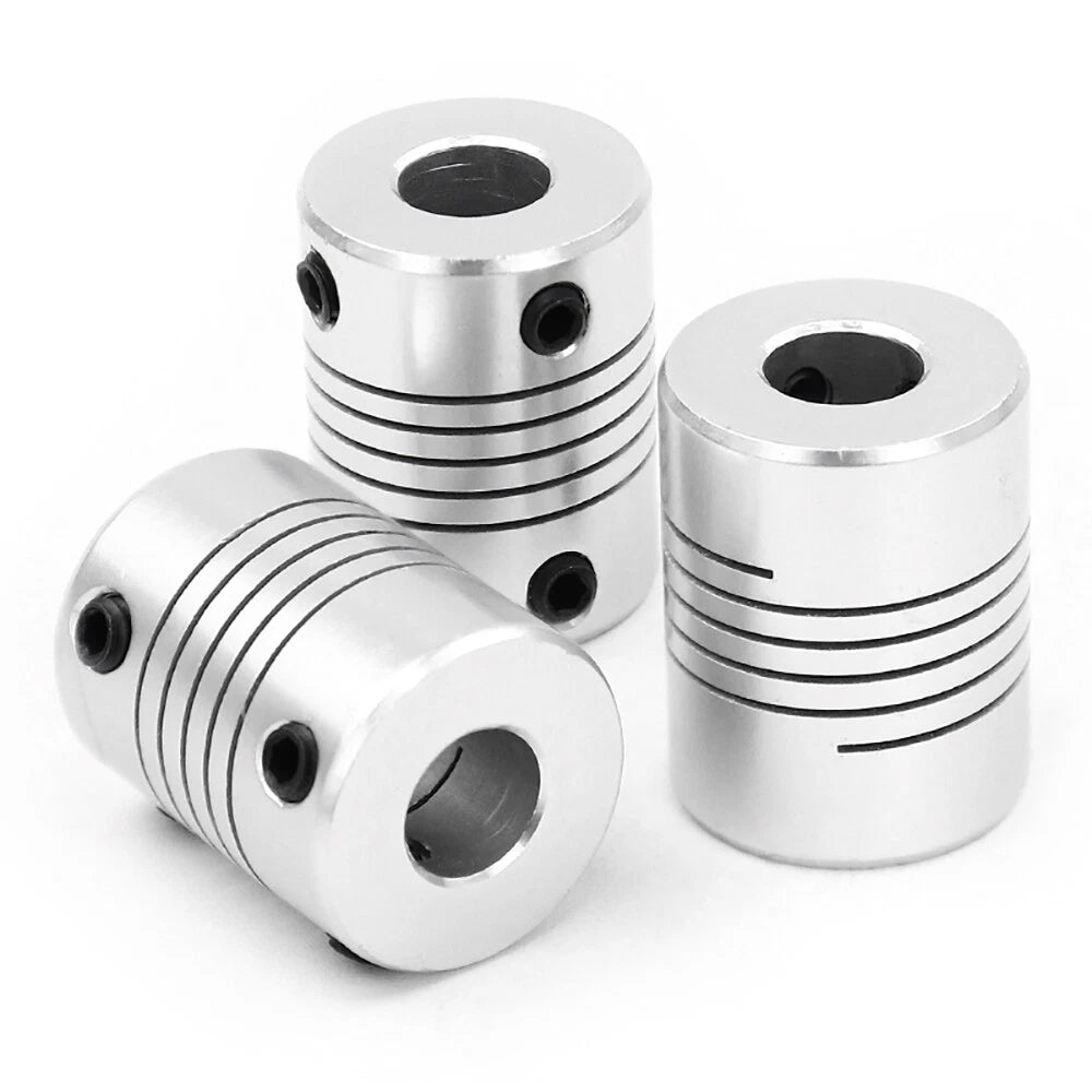 D15*L20 Flexible Shaft Coupling Rigid CNC Motor Coupler 3D Printer 2/3/4~6.35mm