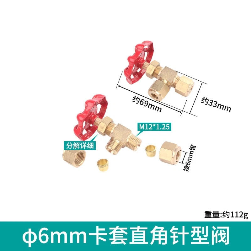Brass Double Compression Fittings — Straight, 90° Elbow & Shut Off Valve