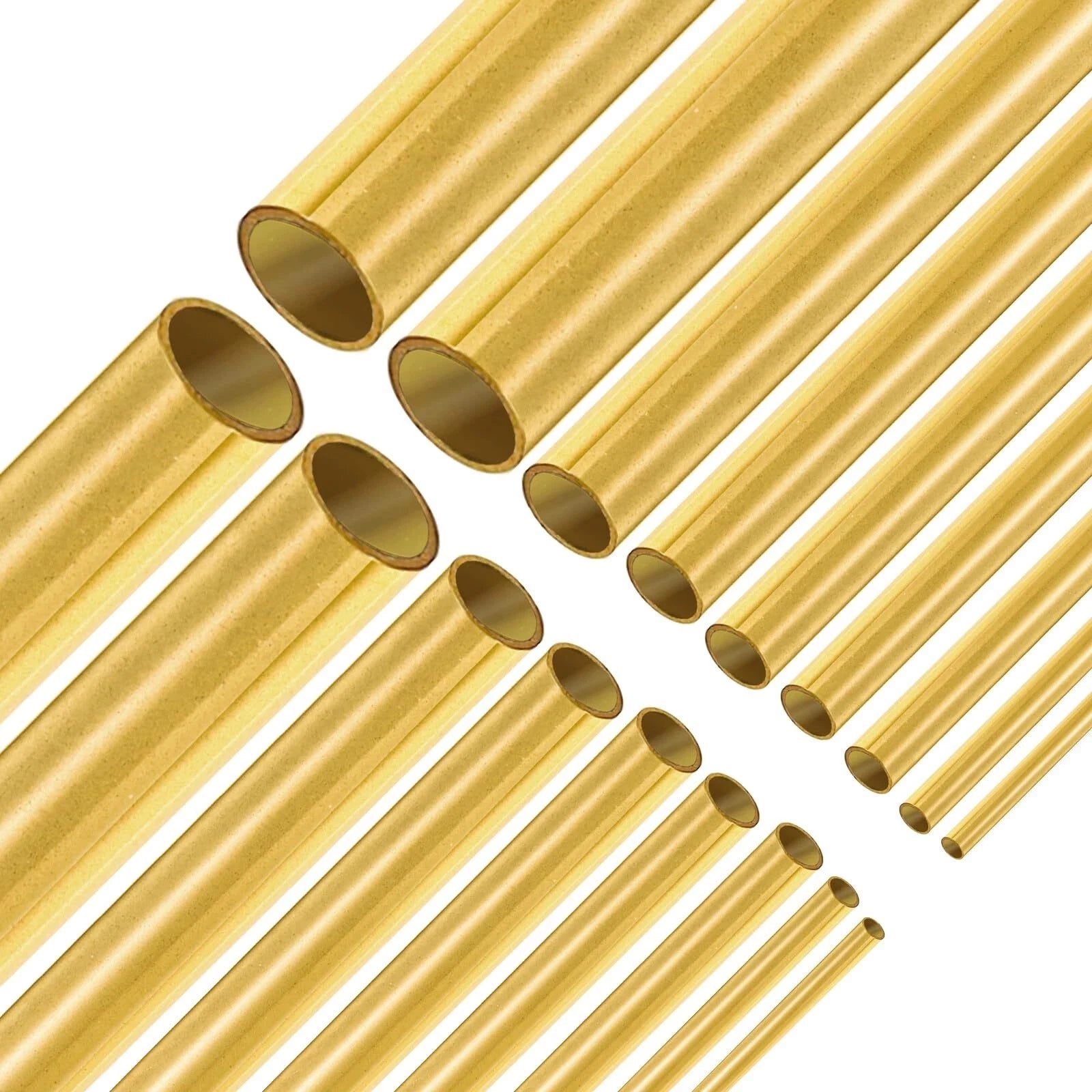Brass Round Tube 300mm — Select O.D. 0.8mm to 25mm | DIY & Hobby Pipe