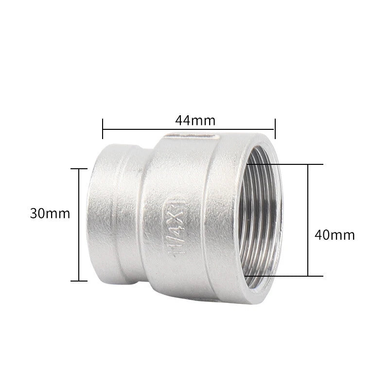 BSP Stainless Steel Reducing Bush — Female Thread Pipe Fitting
