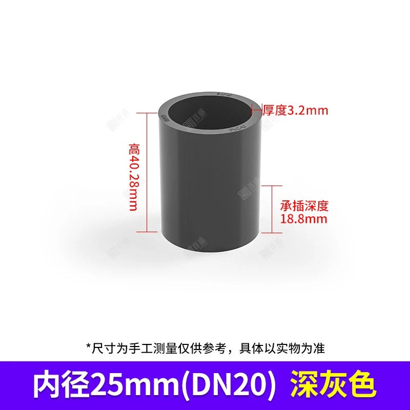 PVC Plumbing Fittings 45° Elbow-Straight-Tee Pipe Connector Solvent Weld