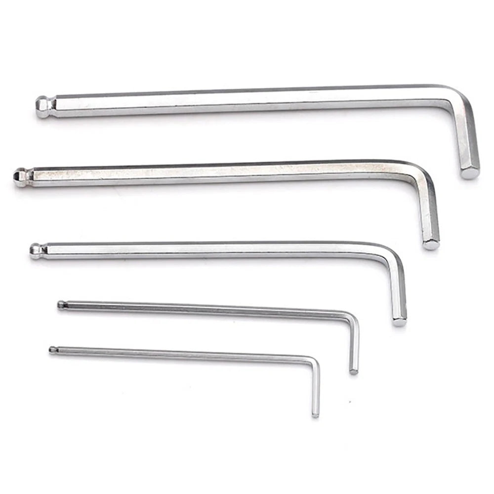 Hexagon Key Hex Long Arm Ball End Wrench 1.5-19mm Allen Wrench L Shape Allen Key