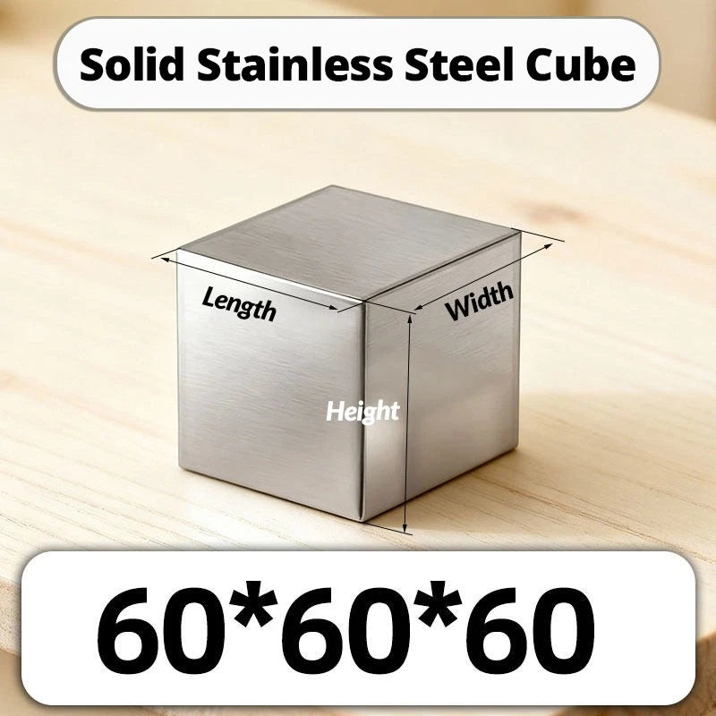 Solid 304 Stainless Steel Block Plate 20mm 25mm 30mm 35mm - 120mm Grade 304 GS