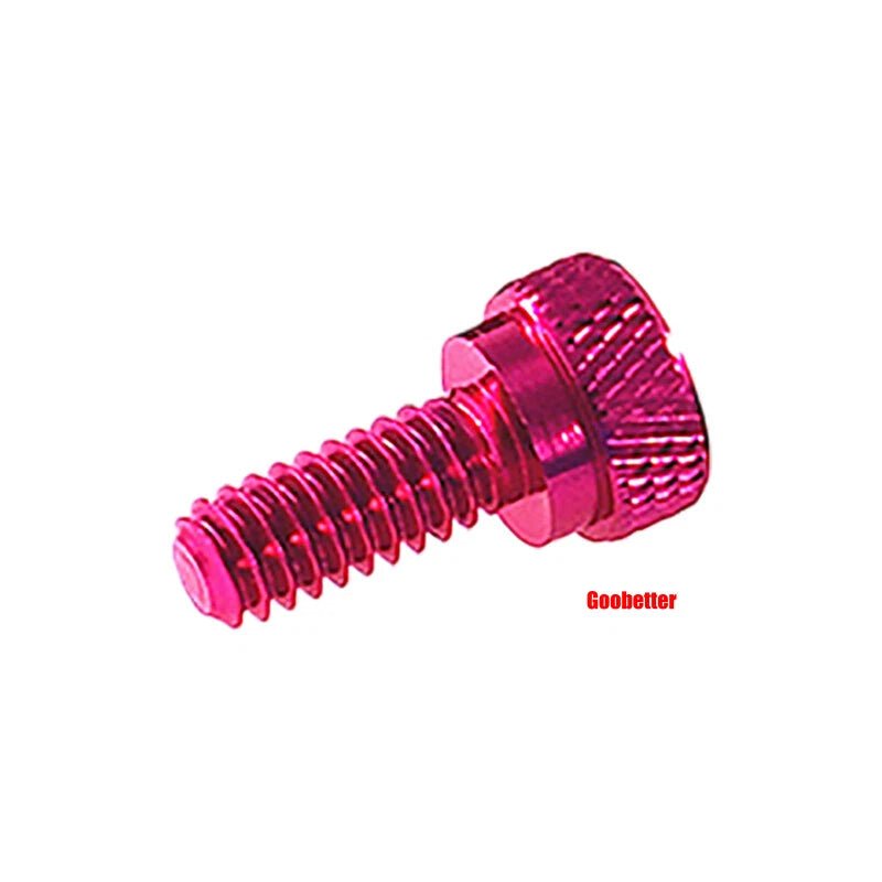 1/4 - 20 Knurled Thumb Screws Aluminum, 10 Colors, 3/8 to 5/8 Inch - HomeDIYer