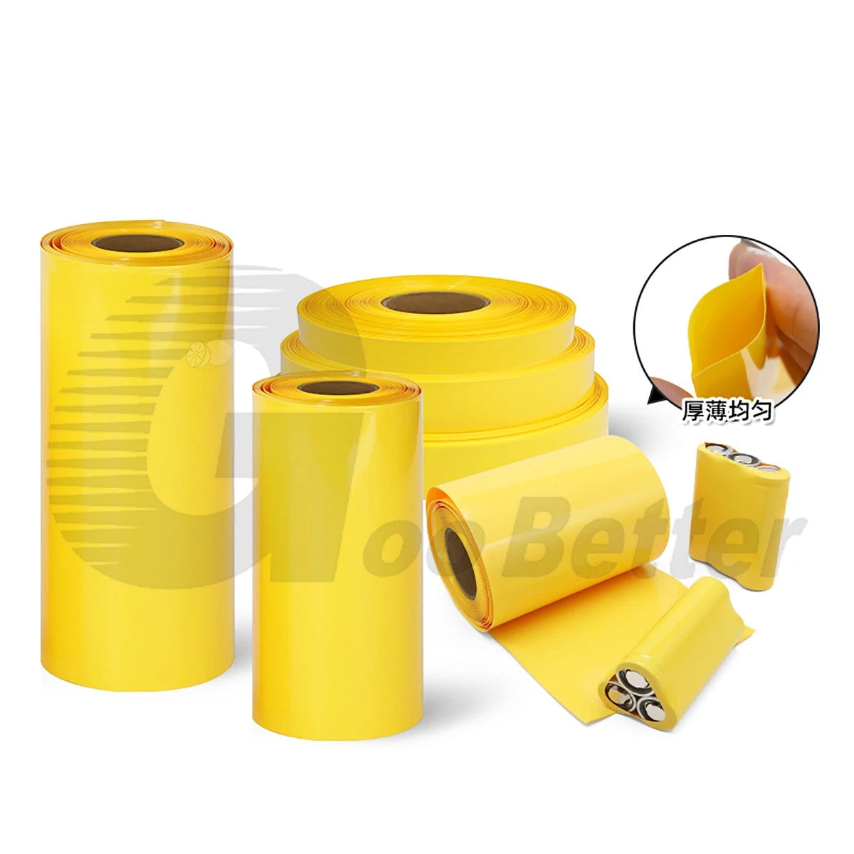 PVC Heat Shrink Tubing for RC Battery Packs — LiPo, NiMH, NiCd | 103–500mm | Multi-Color
