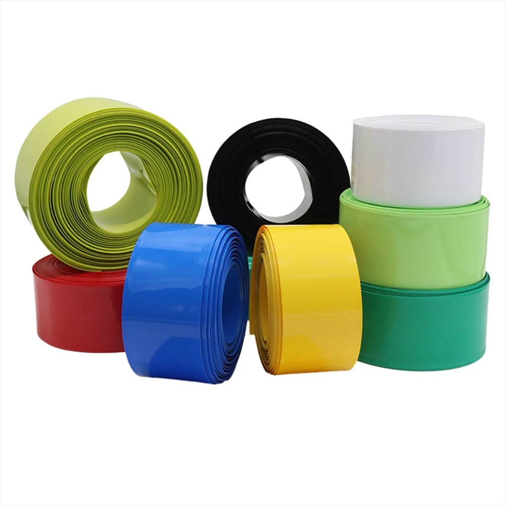 PVC Heat Shrink Tubing for Battery Wraps & Wire Insulation — 7mm to 85mm, 20+ Colors - HomeDIYer