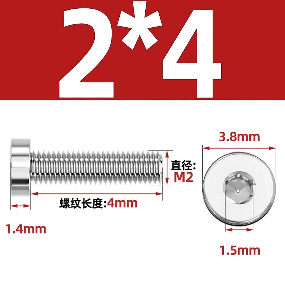 M1.4–M12 Low Head Socket Cap Screws – A2 Stainless Steel, Space‑Saving Design for Tight Clearances