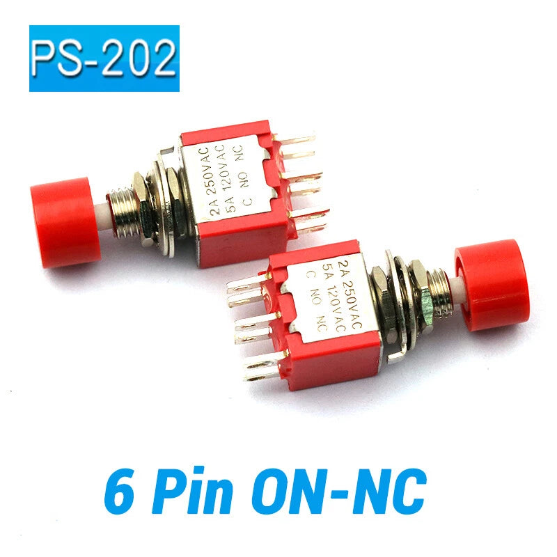 Mini Toggle Switch ON-ON ON-OFF-ON ON-NC Solder Lug 3 6 9 12 Pin | Self-Locking & Momentary
