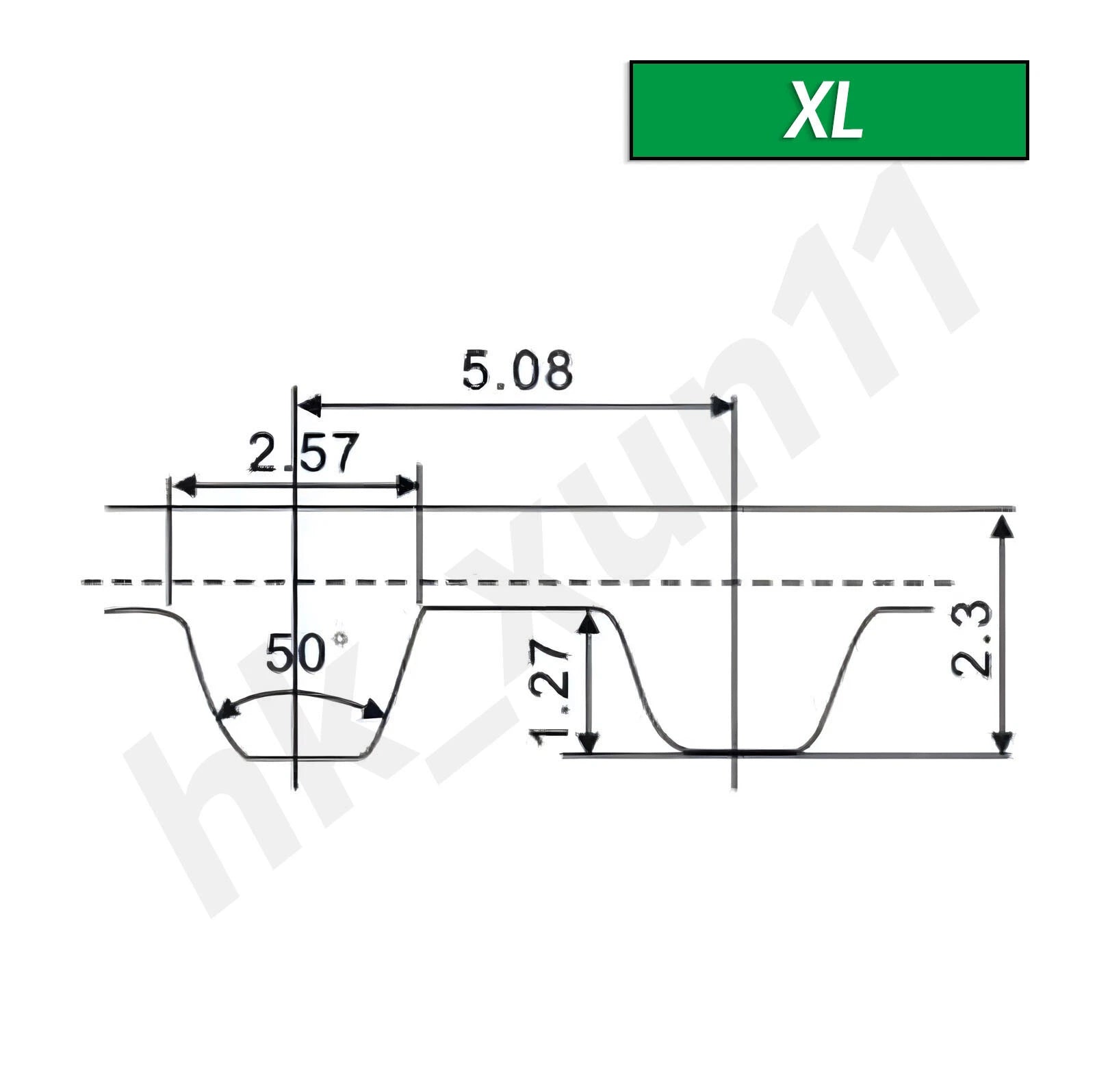 Open Ended Timing Belt — PU + Steel Wire Core, HTD/S/XL/T Profile, for CNC & 3D Printer