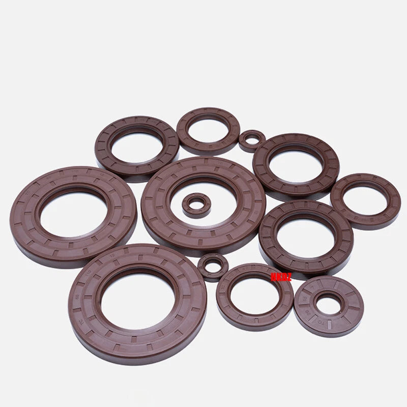 FKM Rubber TC Oil Seal Double Lip Rotary Shaft Seal ID 18–480mm