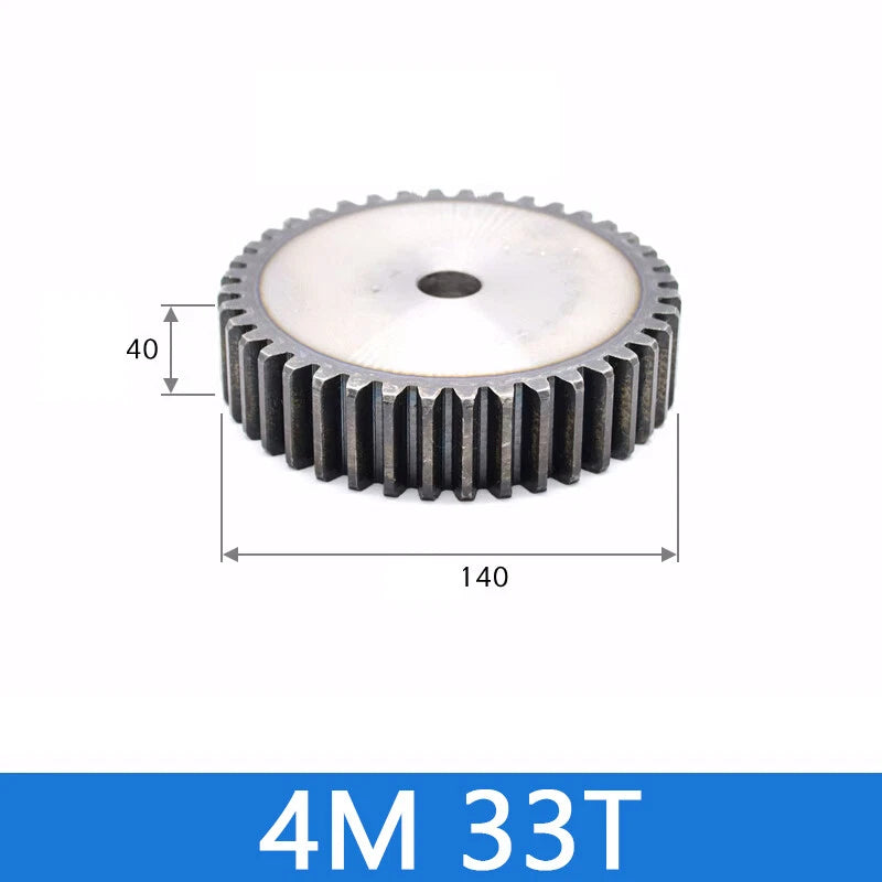Spur Gears Pinion Gear 1.5/2.5/3/4/5 Mod Transmission Gears 45# Steel Flat Gears