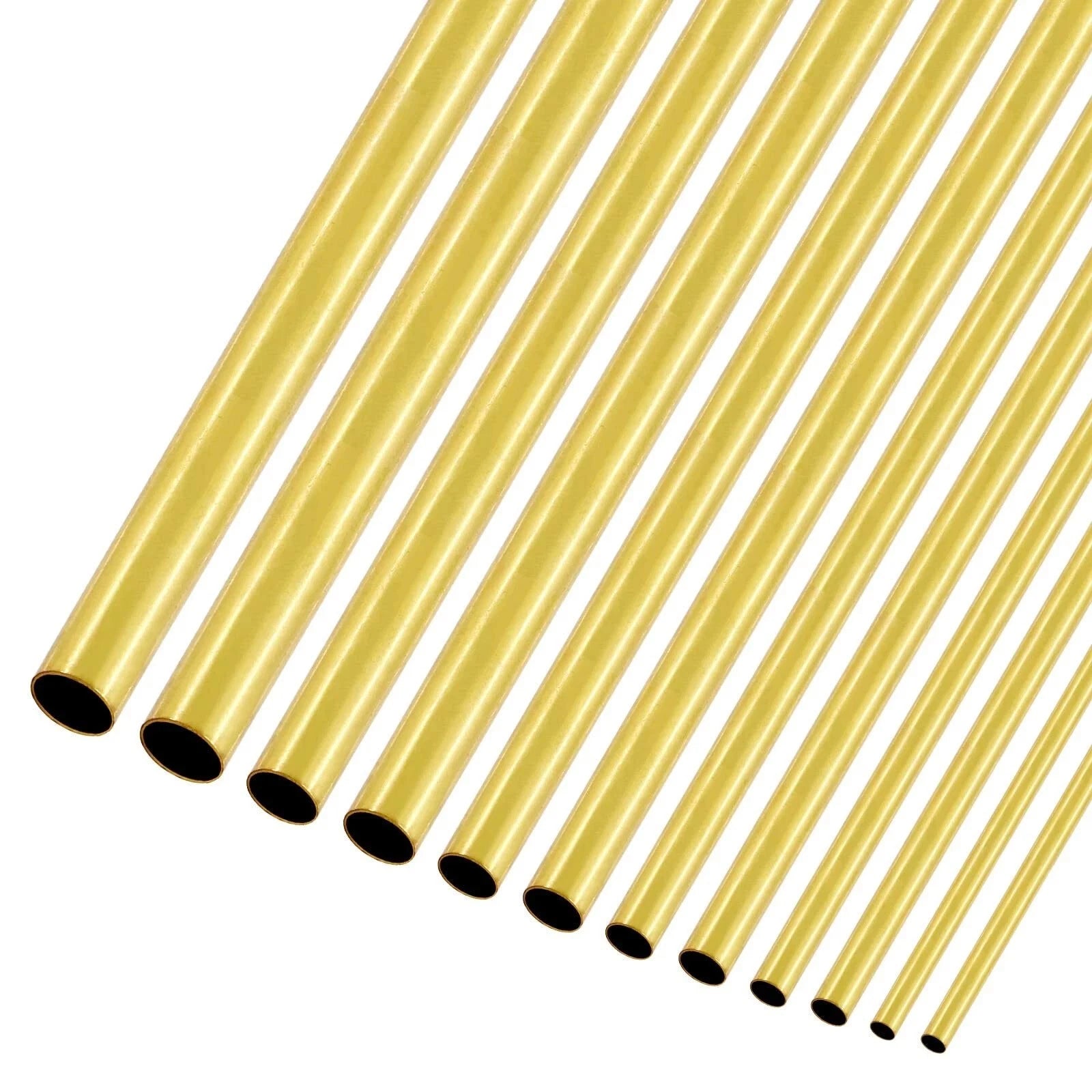 Brass Round Tube 300mm — Select O.D. 0.8mm to 25mm | DIY & Hobby Pipe