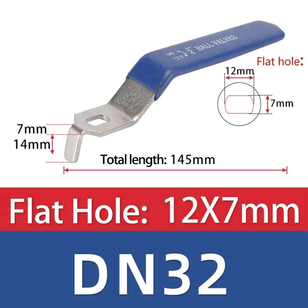 201 Stainless Steel Ball Valve Handle Accessories Water Pipe Valve Switch Wrench