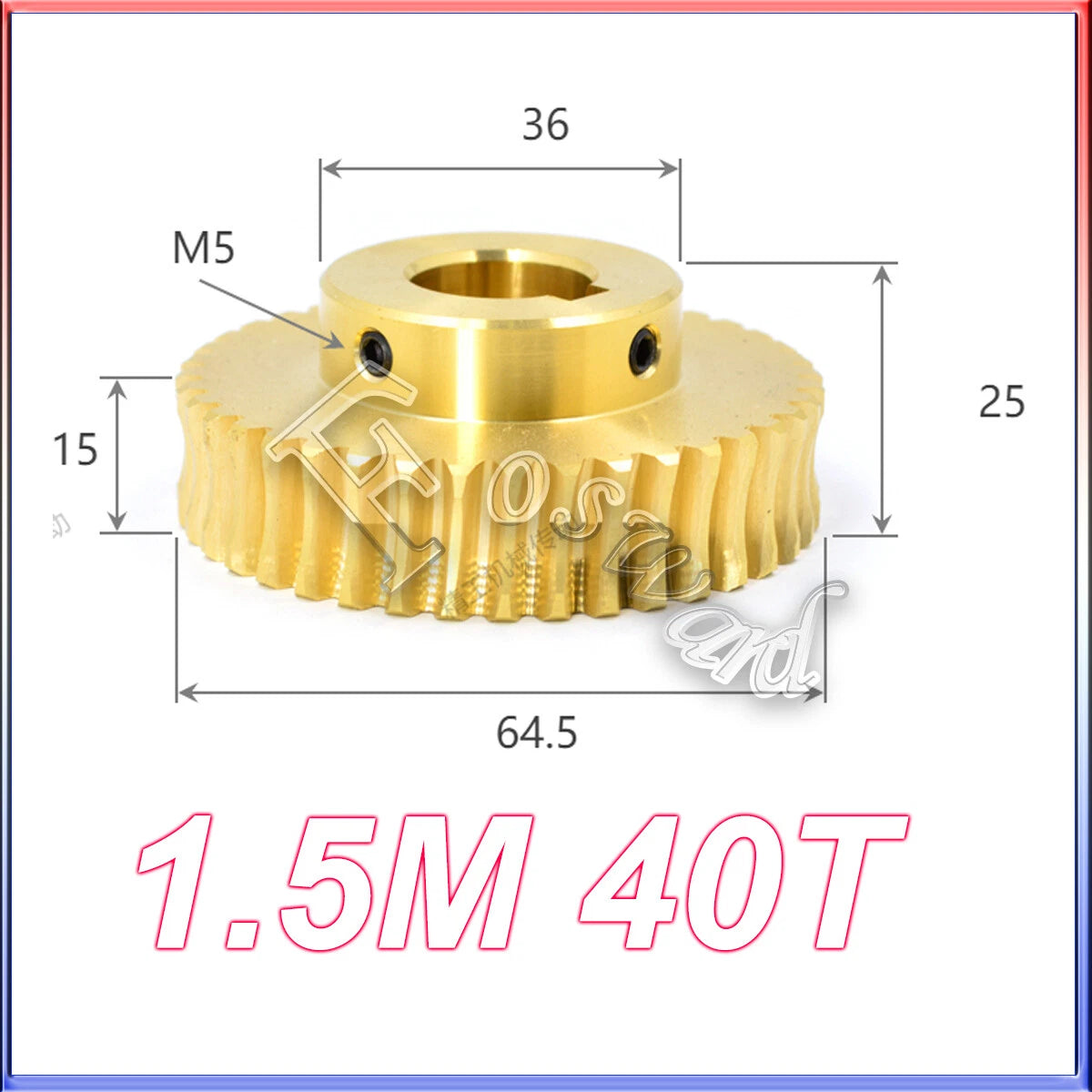 Worm Gear Set 0.5/0.8/1/1.5 Mod Rod Shaft Gear Wheel Reduce Transmission Part