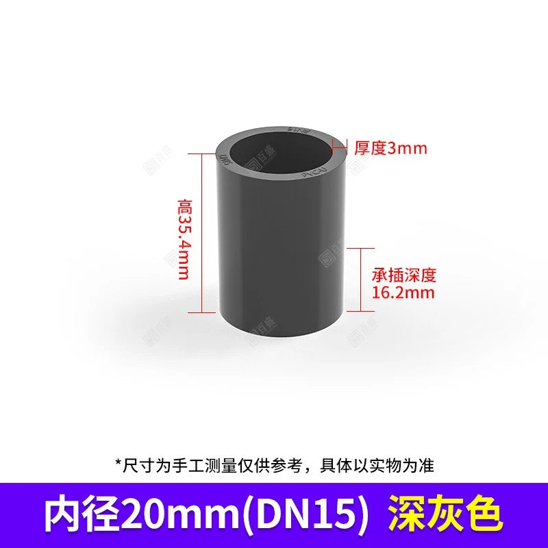 PVC Plumbing Fittings 45° Elbow-Straight-Tee Pipe Connector Solvent Weld