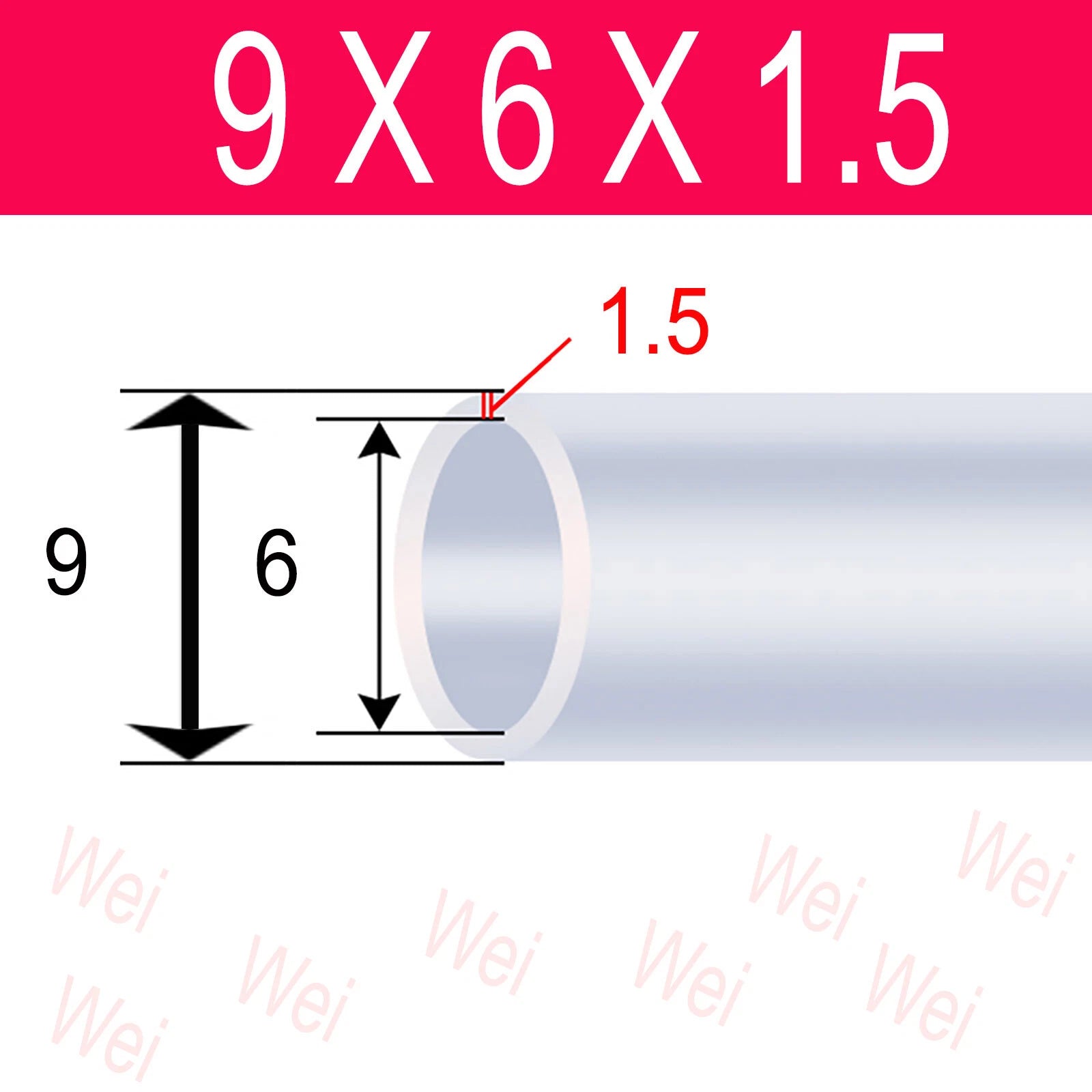 Clear Flexible PVC Tubing – OD 3mm to 57mm, Custom Cut Lengths