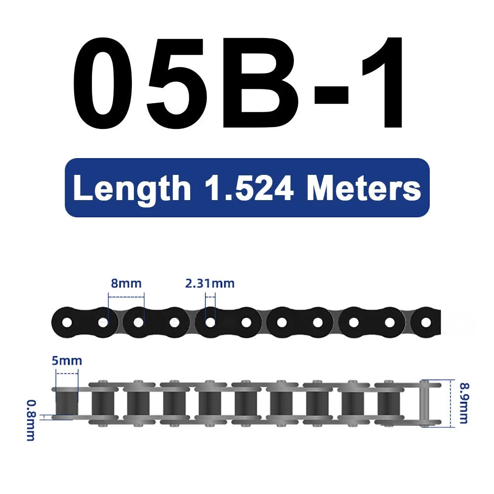 04C 05B 06B 06C 08A 08B 10A Roller Chain Quality Simplex Double Row 1.524 METRES