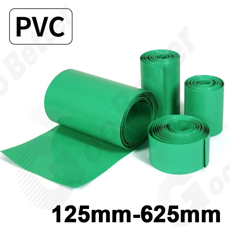 PVC Heat Shrink Tubing 125–625mm | Large Diameter Shrinkable Film Insulation Sleeve
