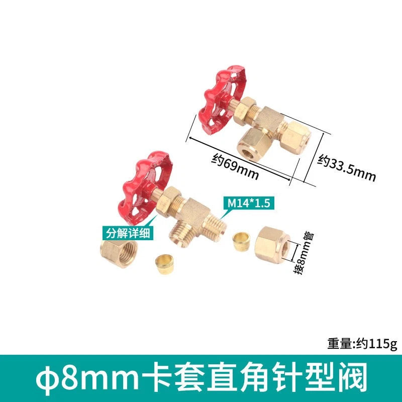 Brass Double Compression Fittings — Straight, 90° Elbow & Shut Off Valve