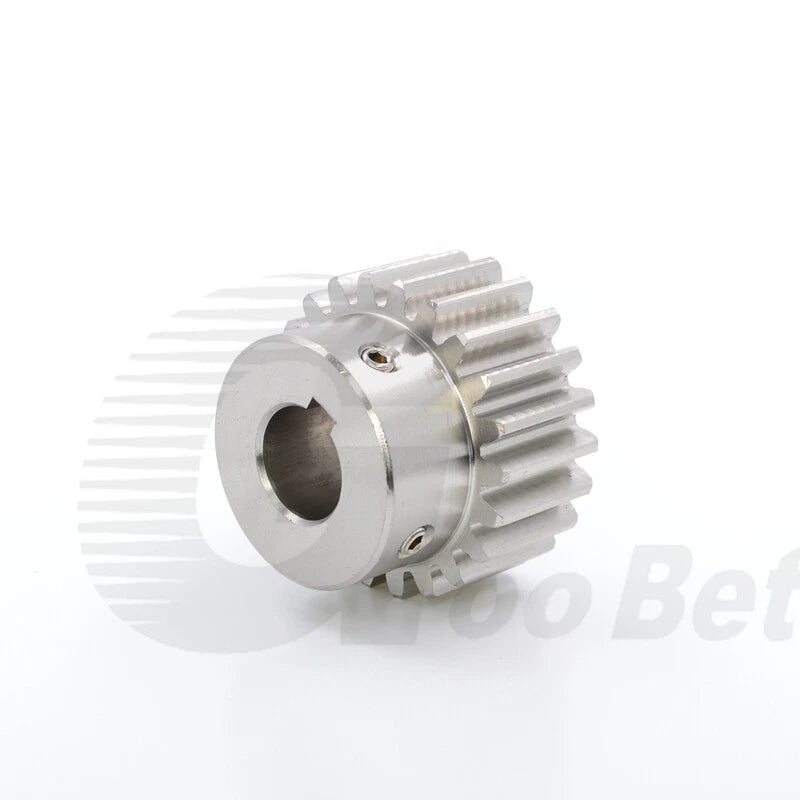 Mod 0.5 1 1.5 2 Precision Spur Gear Stainless Steel with Hub 12 Tooth - 60 Tooth