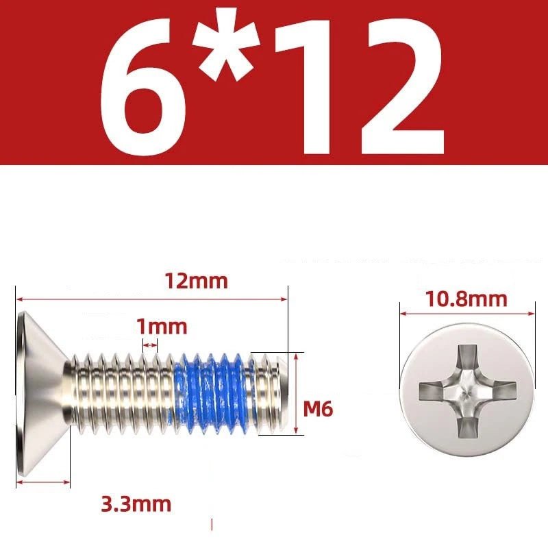 M1.2–M6 Phillips Flat Head Machine Screws | Carbon Steel | Black & Nickel Plated - HomeDIYer