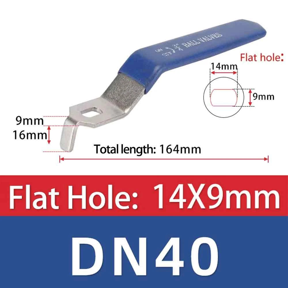 201 Stainless Steel Ball Valve Handle Accessories Water Pipe Valve Switch Wrench
