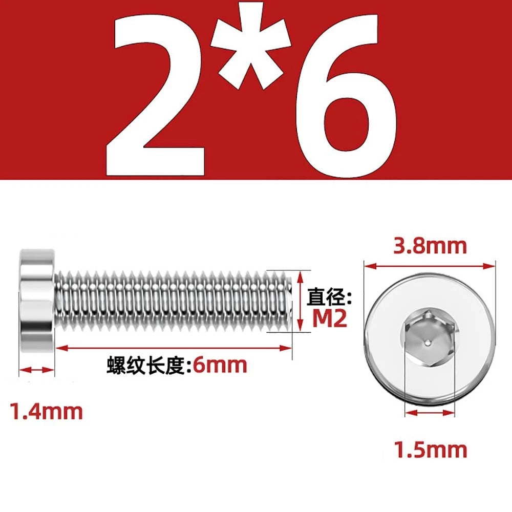 M1.4–M12 Low Head Socket Cap Screws – A2 Stainless Steel, Space‑Saving Design for Tight Clearances