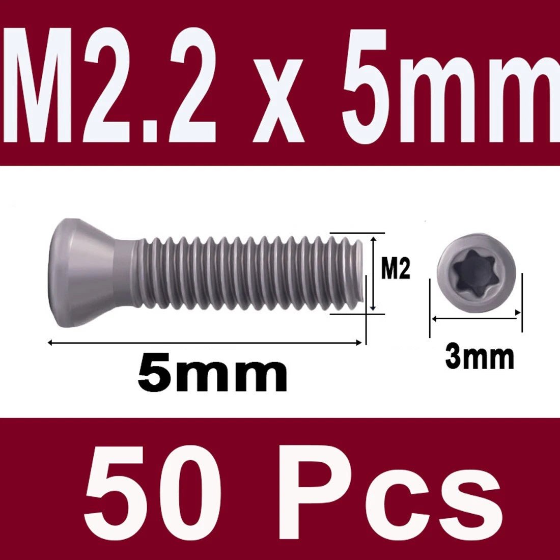 12.9 Grade Torx Flat Head Machine Screws — Carbon Steel, M1.6 to M6 - HomeDIYer