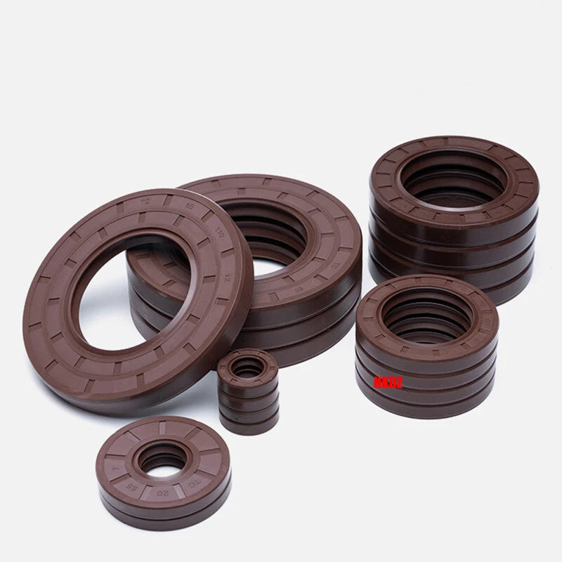 FKM Rubber TC Oil Seal Double Lip Rotary Shaft Seal ID 18–480mm
