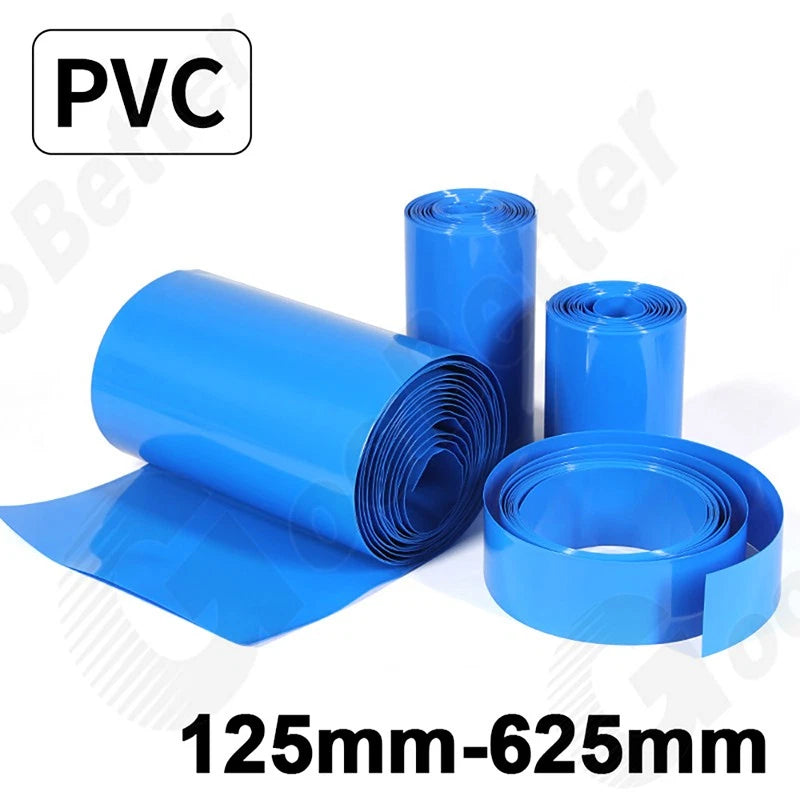 PVC Heat Shrink Tubing 125–625mm | Large Diameter Shrinkable Film Insulation Sleeve