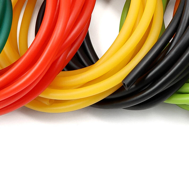 Natural Latex Rubber Tubing — ID 1.6mm to 6mm, Multi-Color, Cut-to-Length