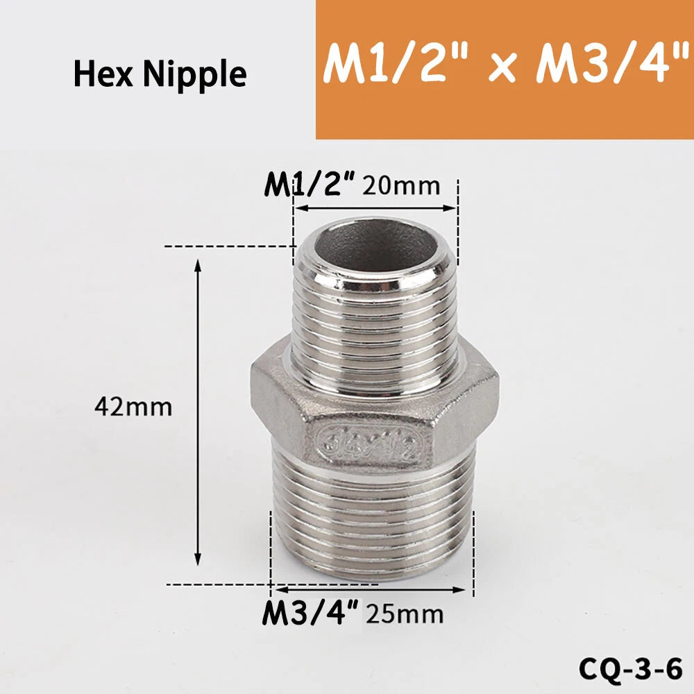 Pneumatic Push to Connect Fittings — Elbow, Tee, Straight & More | Stainless Steel Air Line